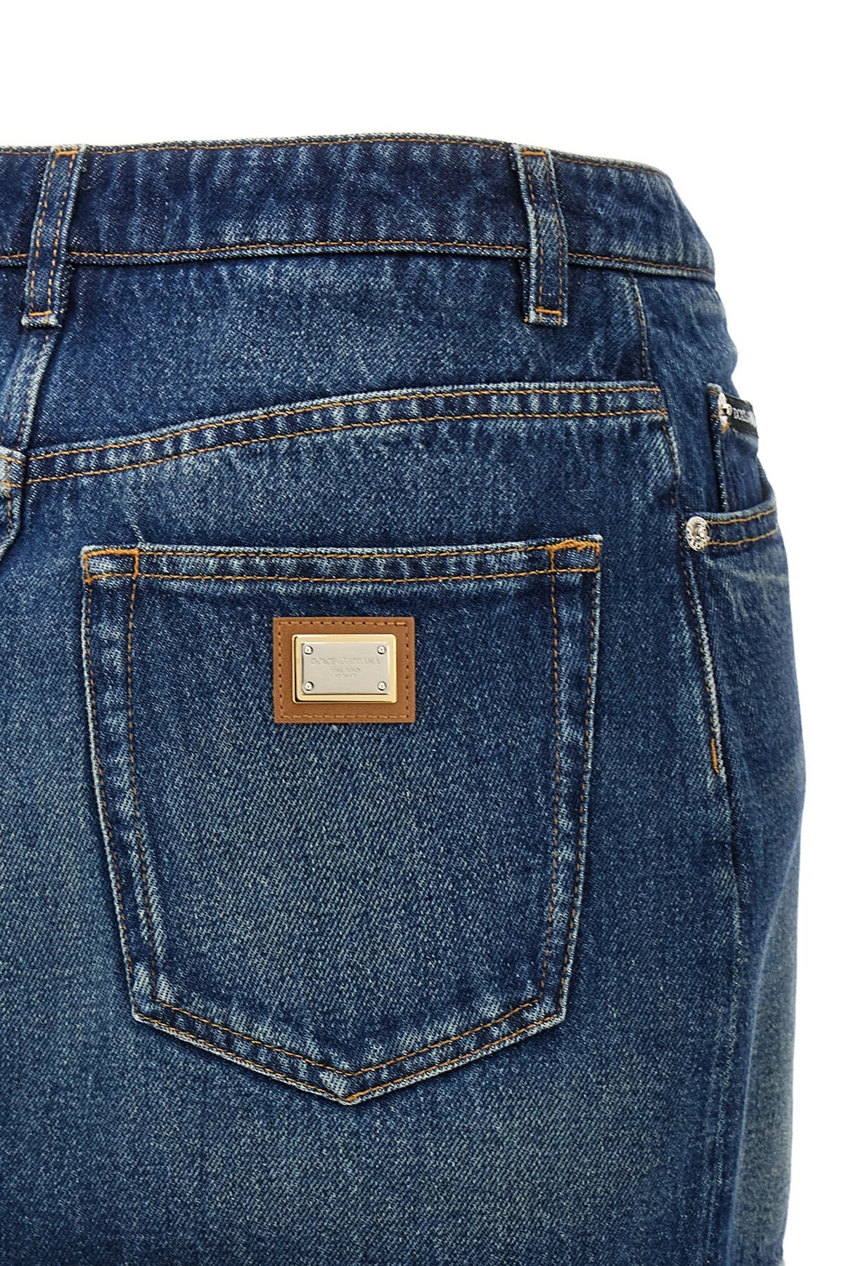 Denim mini skirt - 4