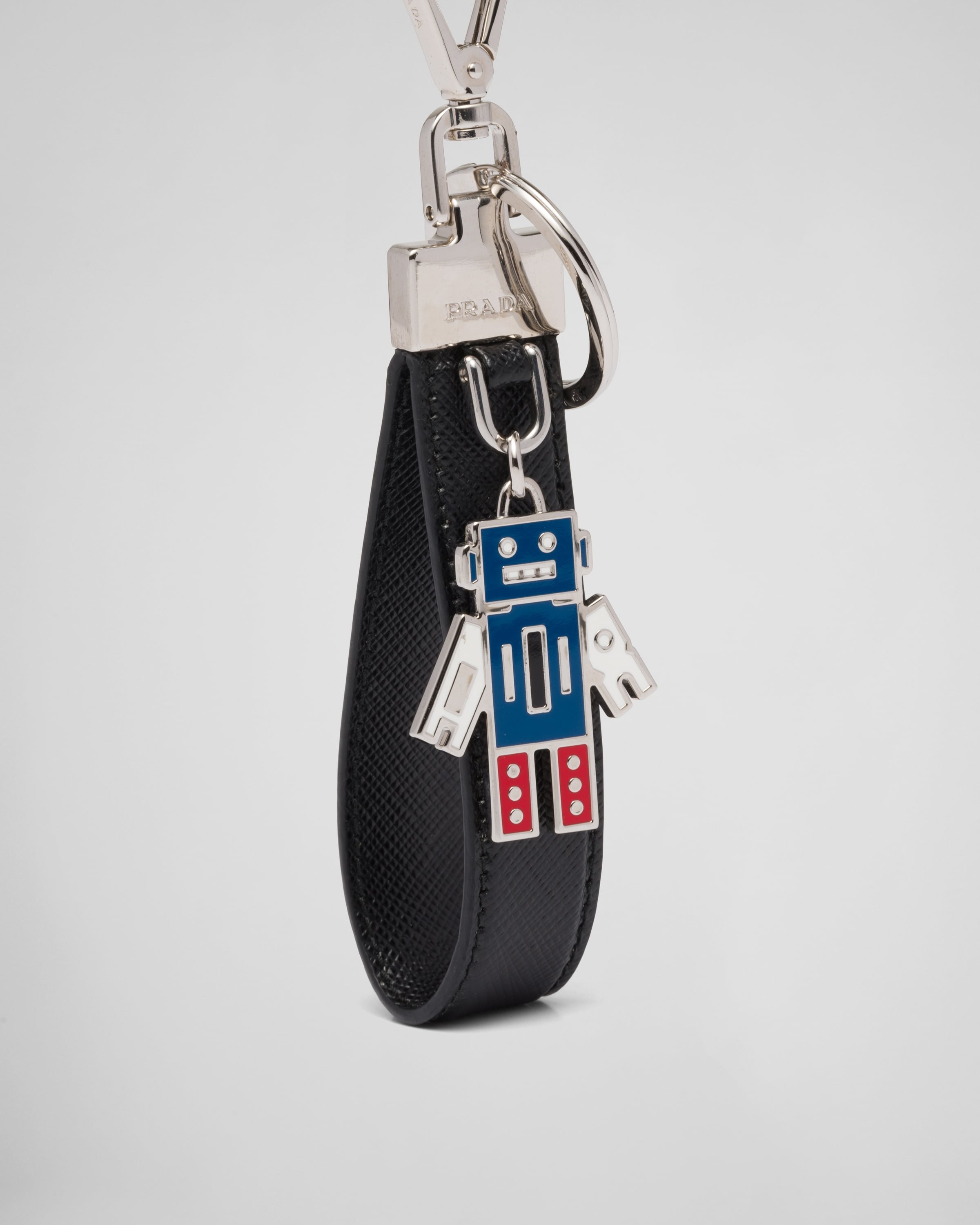 Saffiano Leather Keychain - 2