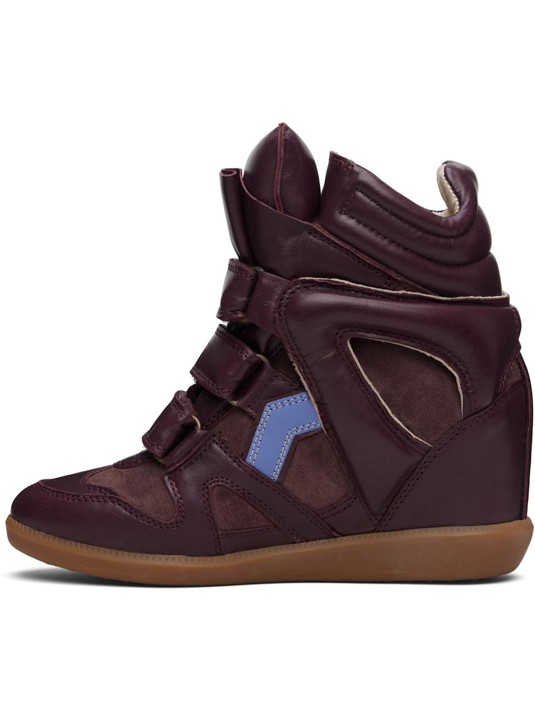 Burgundy Bekett Sneakers - 3