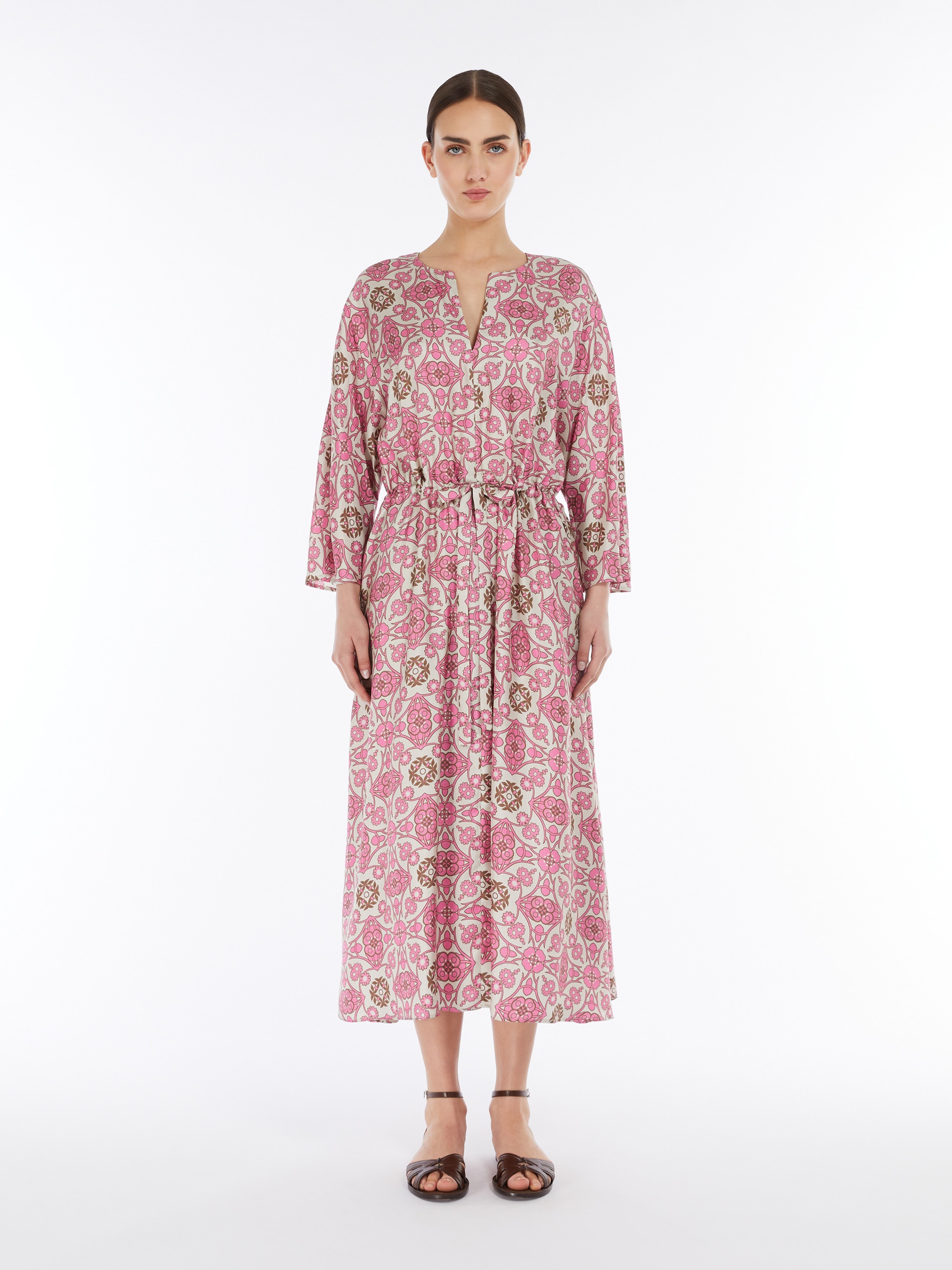 FULVIA Printed twill dress - 3