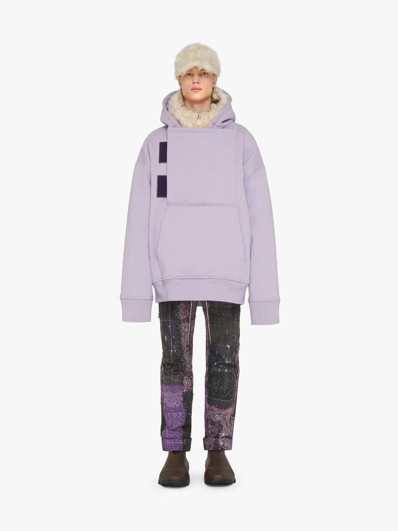 Givenchy OVERSIZED HOODIE WITH GRAPHIC VELCROS outlook
