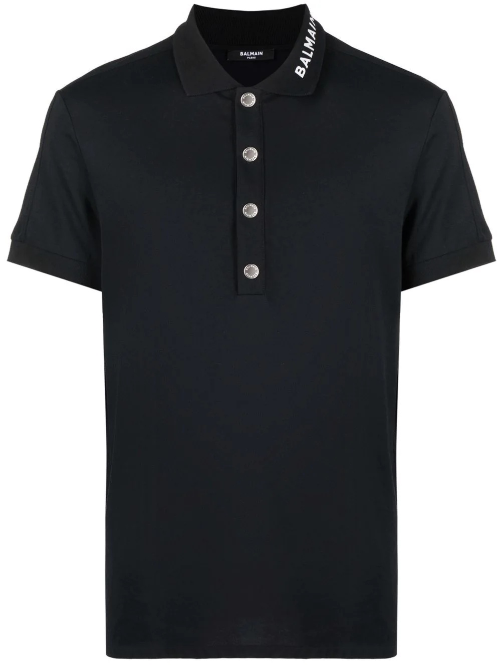 branded-collar polo shirt - 1