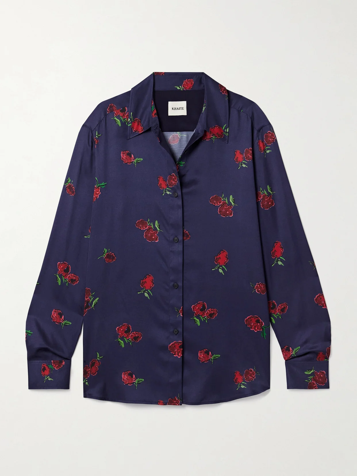 Argo Printed Silk-twill Shirt - 1