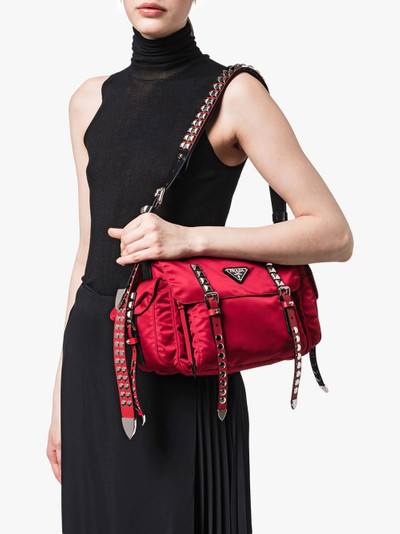 Prada studded shoulder bag outlook