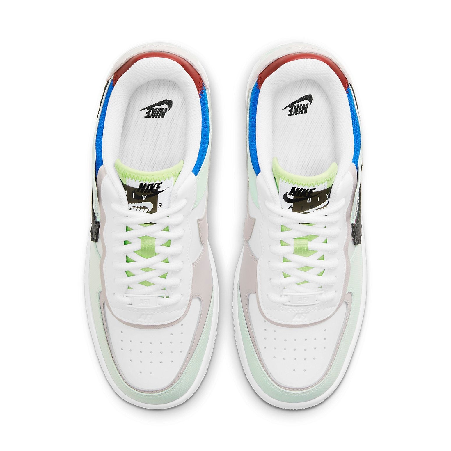 (WMNS) Nike Air Force 1 Shadow SE 'Pixel Swoosh - Barely Green' CV8480-300 - 4