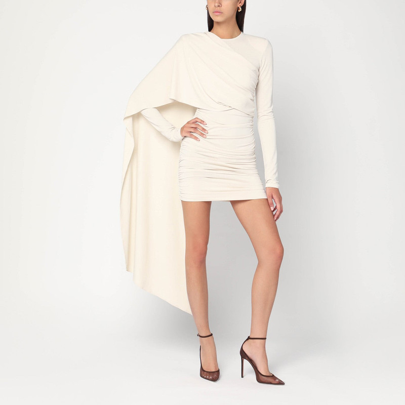 THE ANDAMANE Xenia ivory mini dress outlook