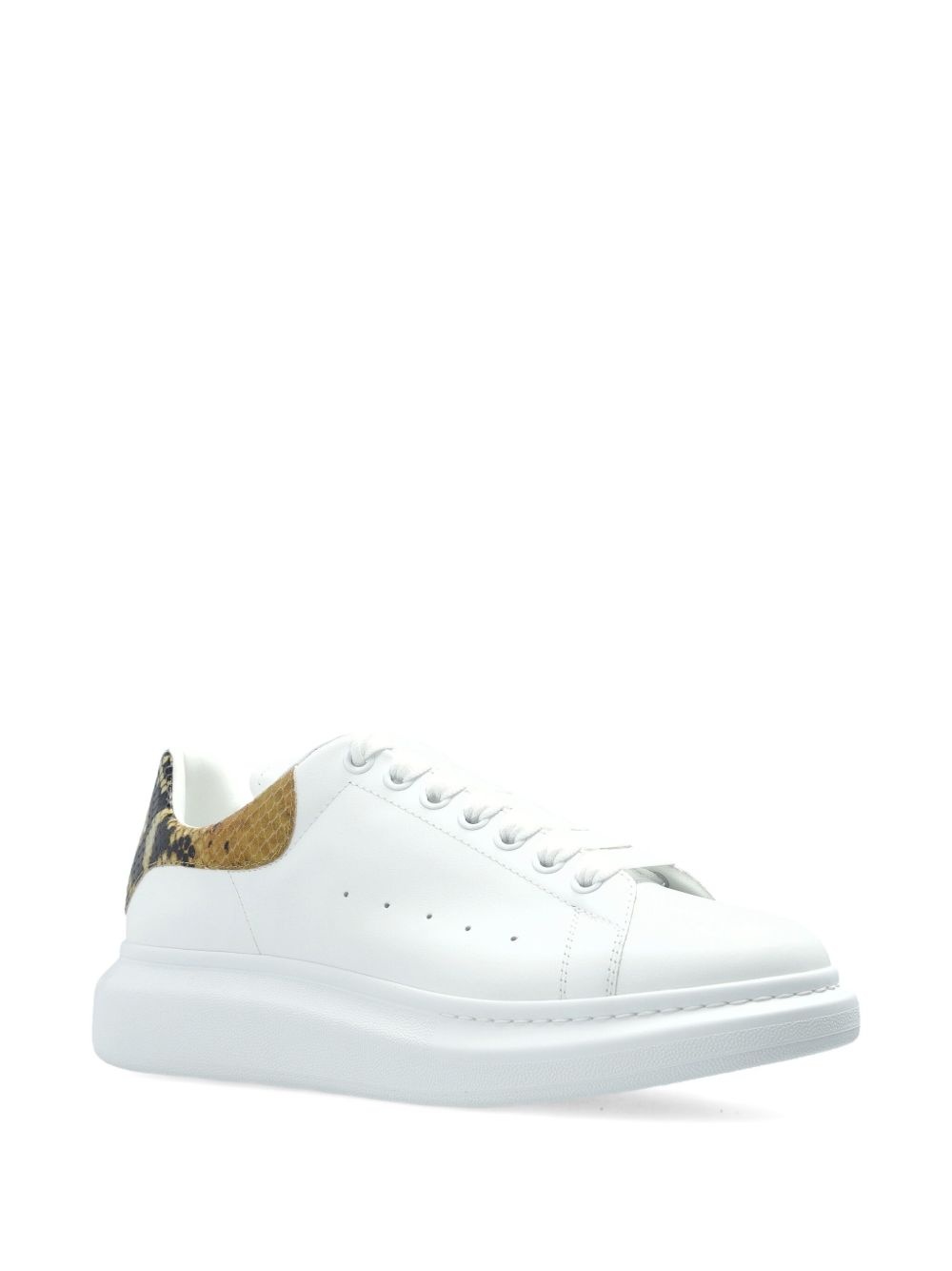 snakeskin-embellished sneakers - 2