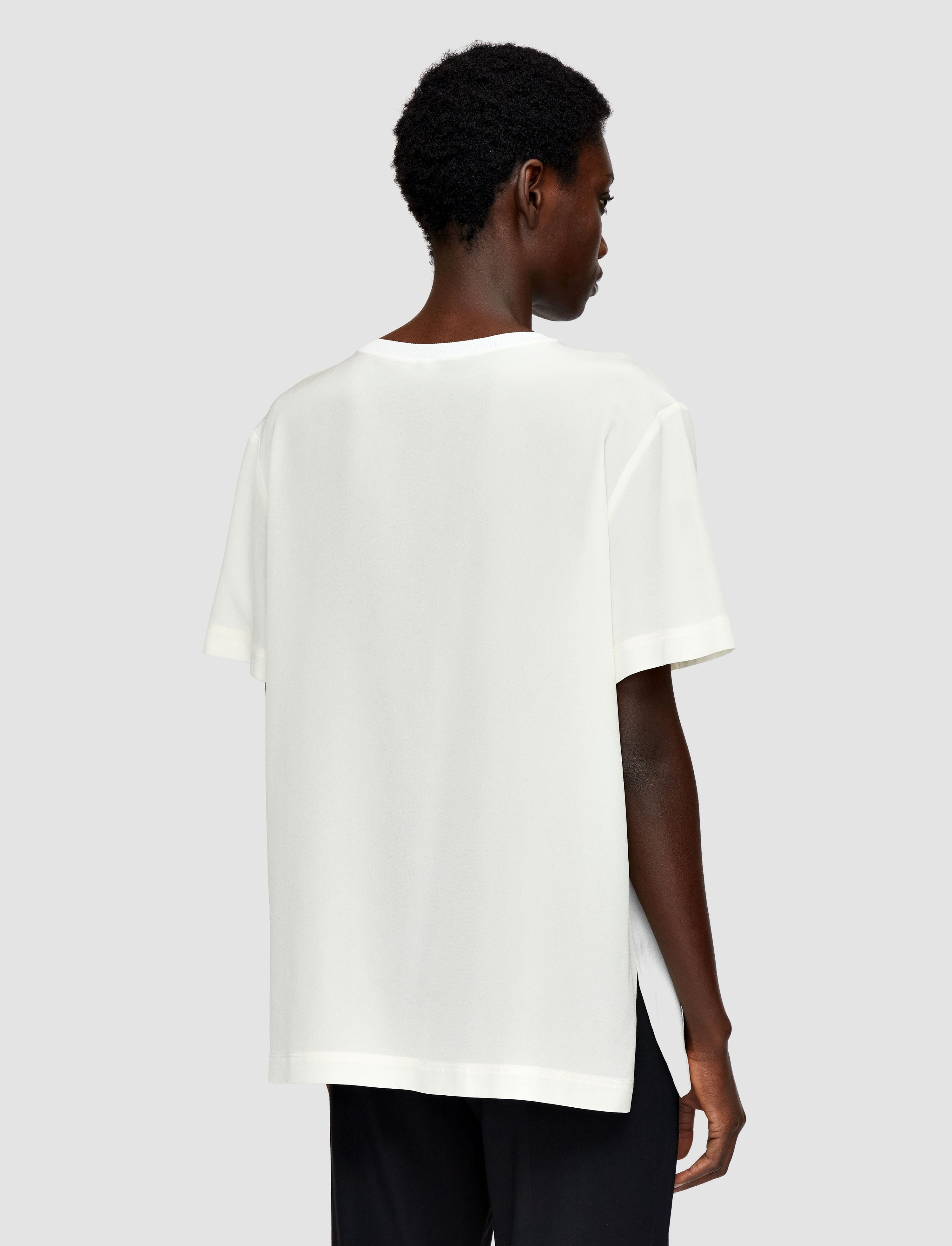 Silk Crepe de Soie Rubin Blouse - 4