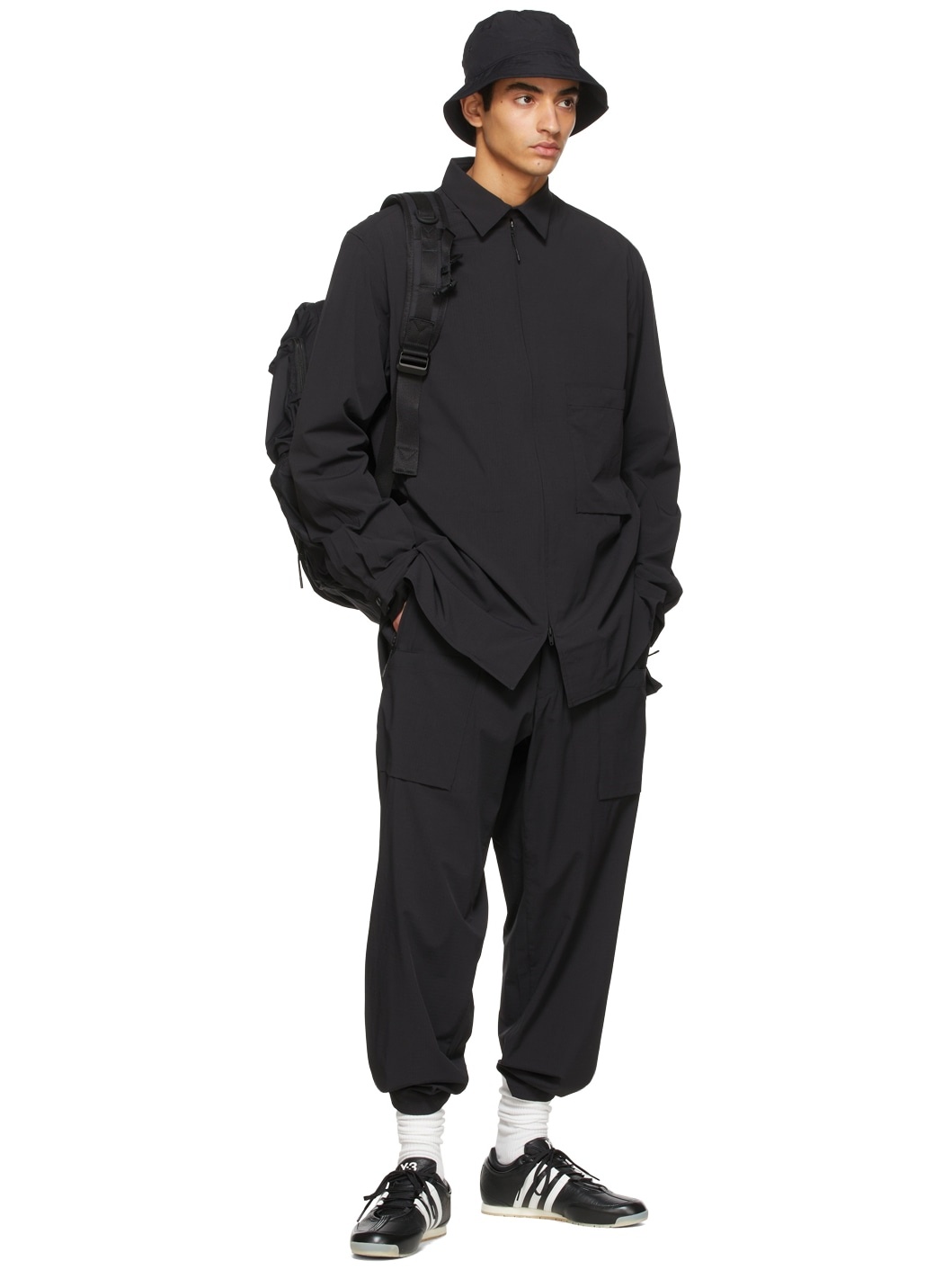 Black Nylon Shirt - 4