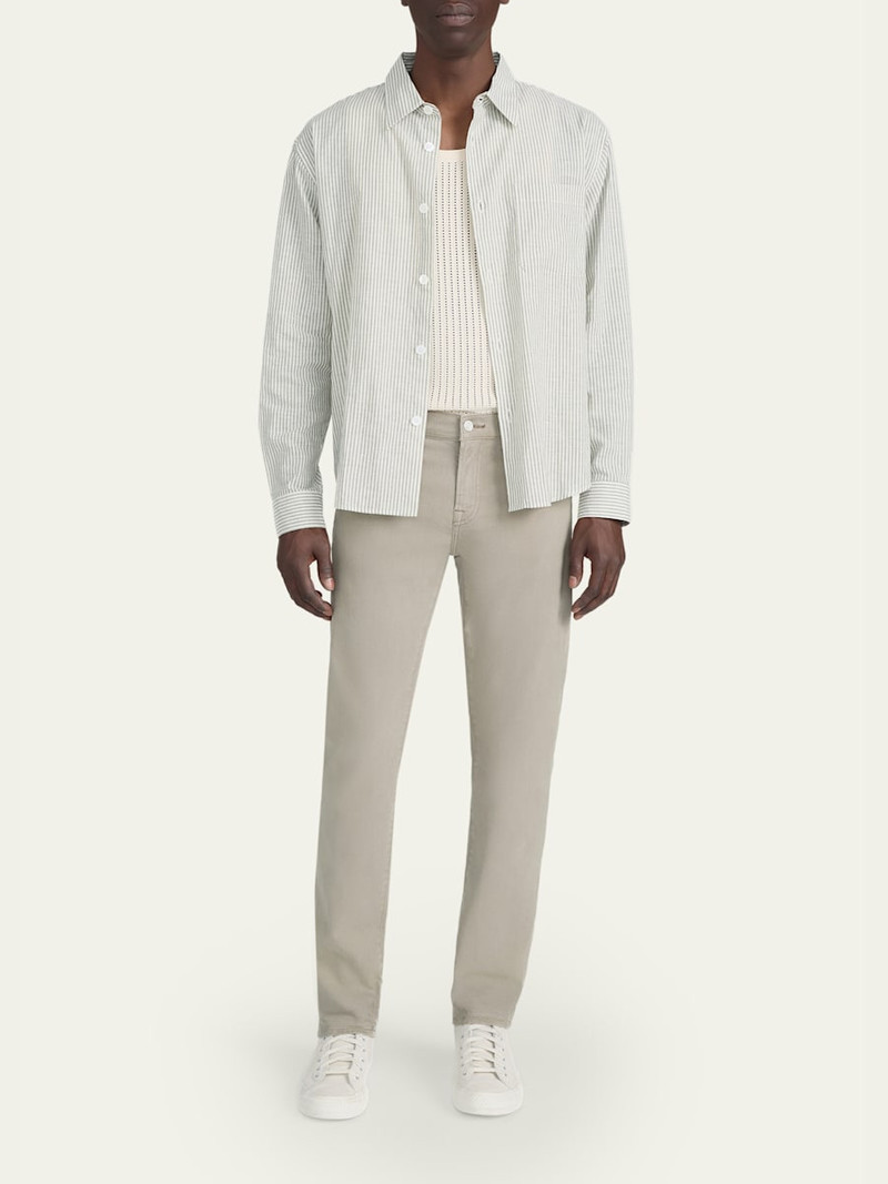 FRAME Men's Striped Tencel-Blend Button-Down Shirt outlook