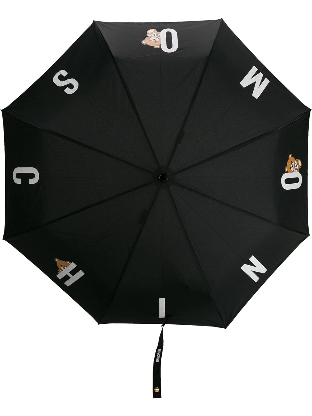 lettered logo print umbrella - 1