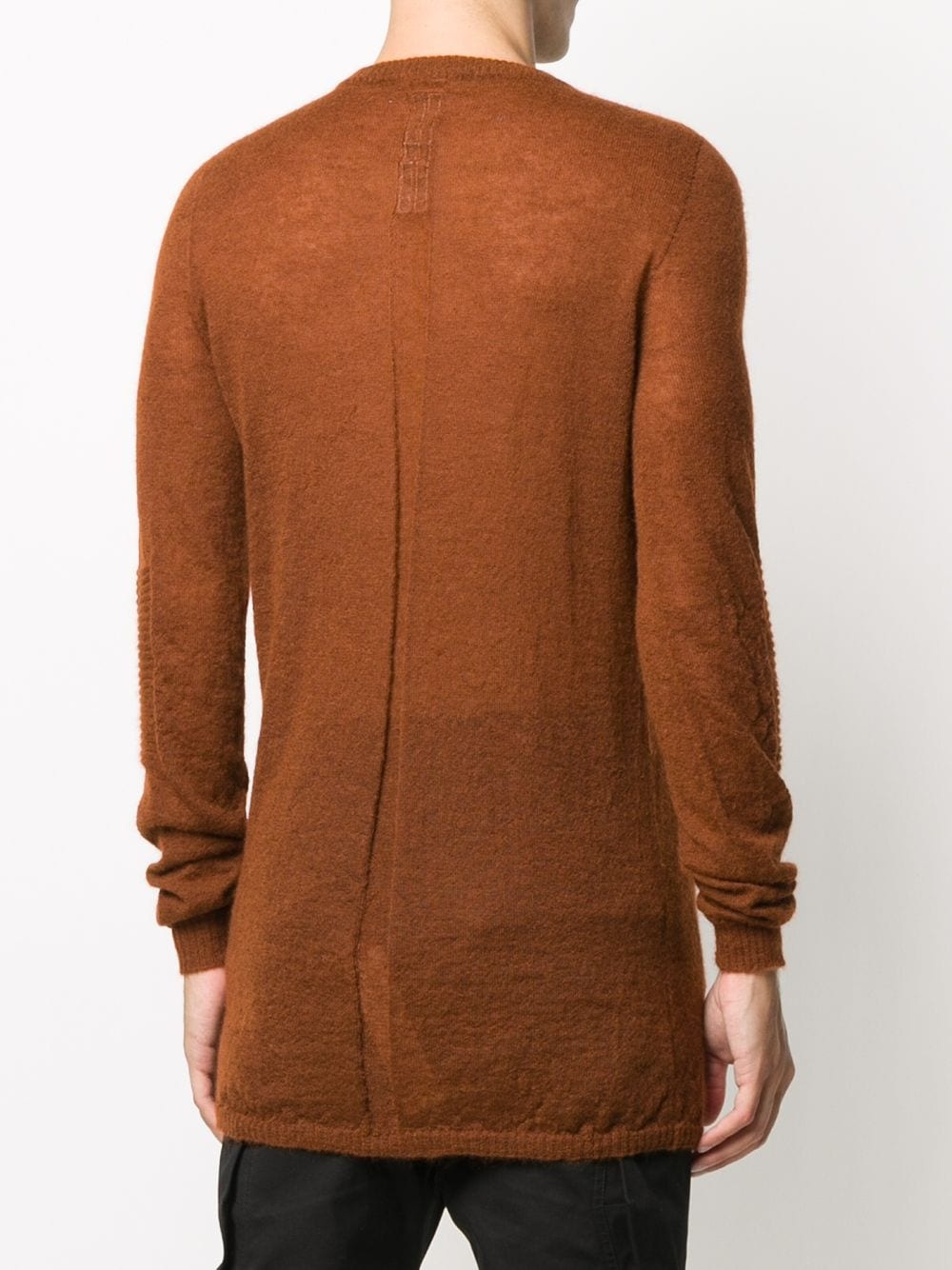 lightweight long knit jumper - 4