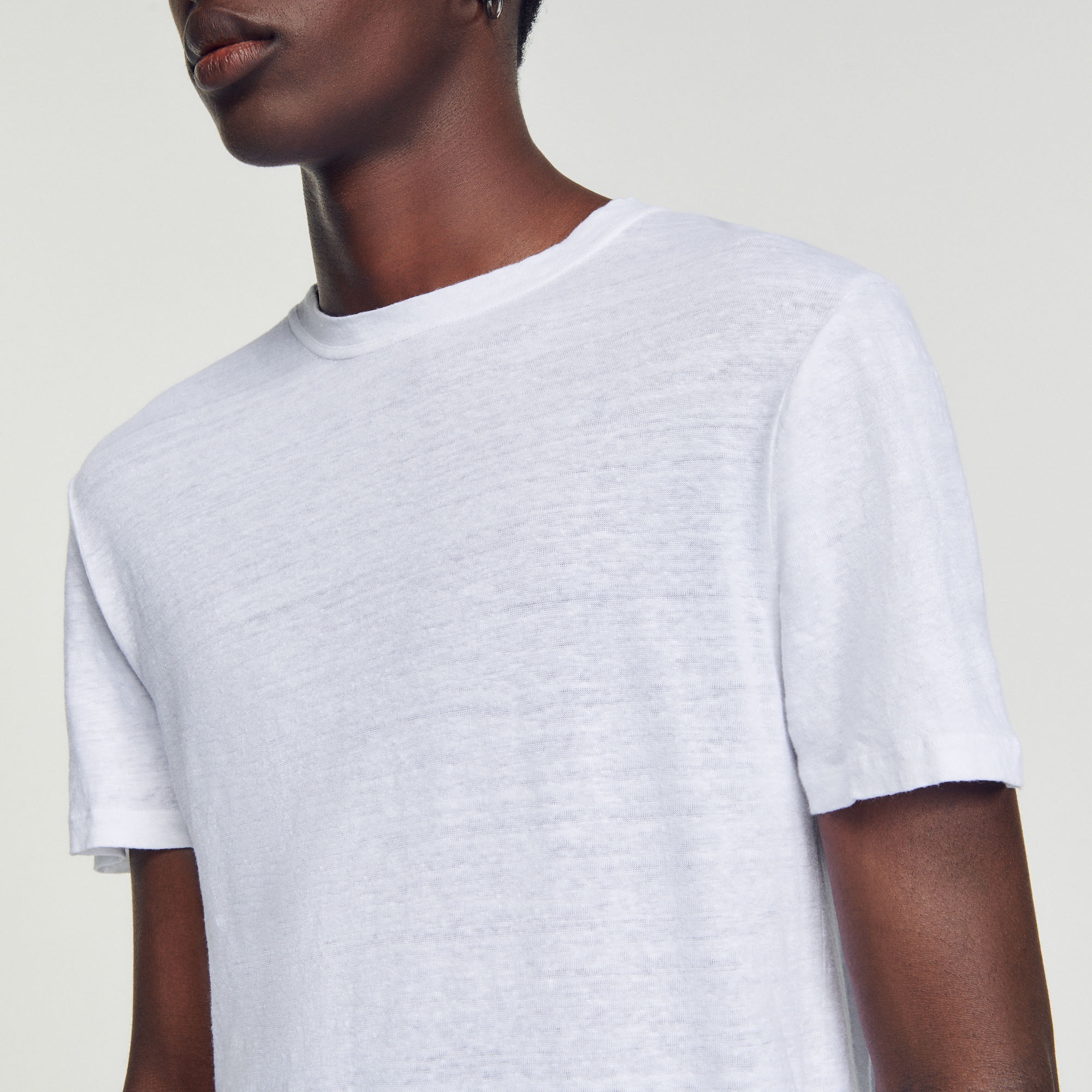 Linen T-shirt - 4