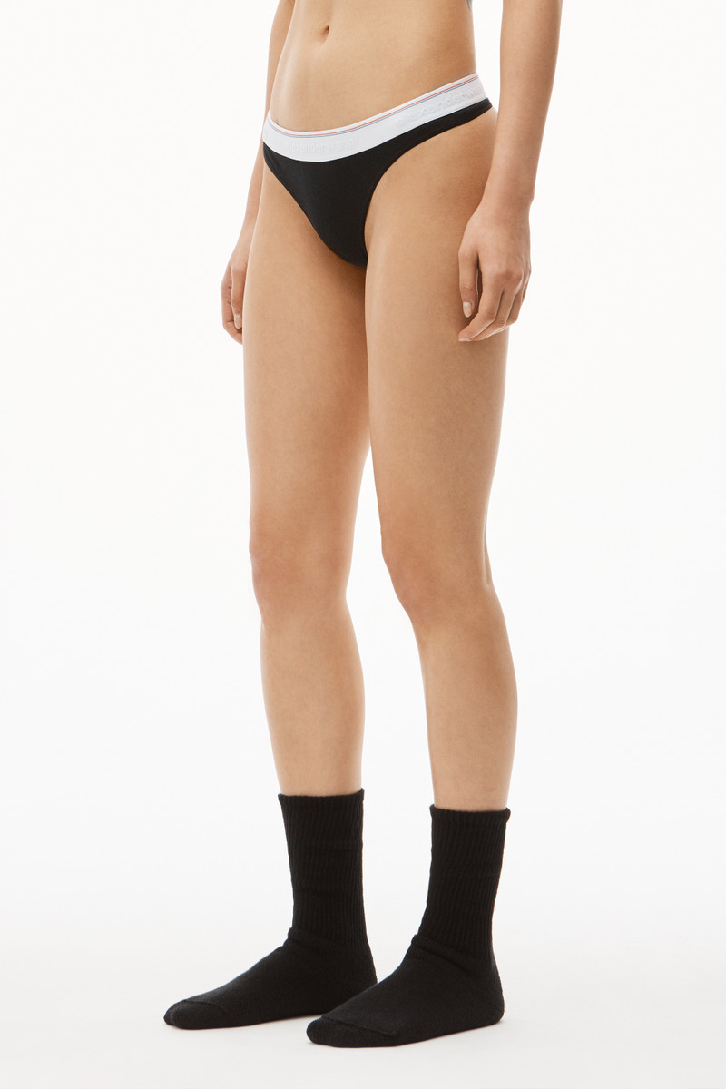Classic Thong in Ribbed Jersey 3