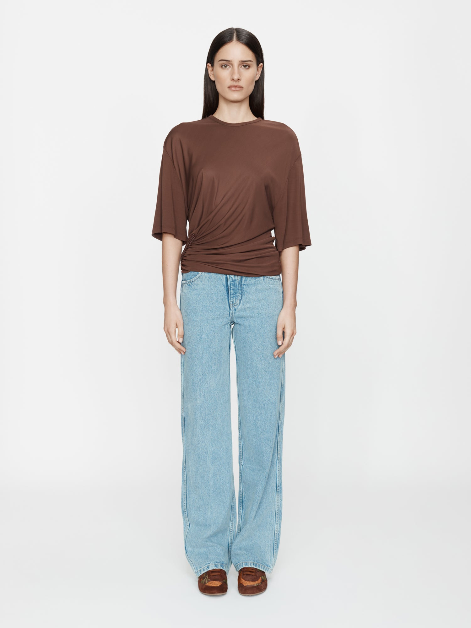 Shibari Jersey Ruche Tee - 3