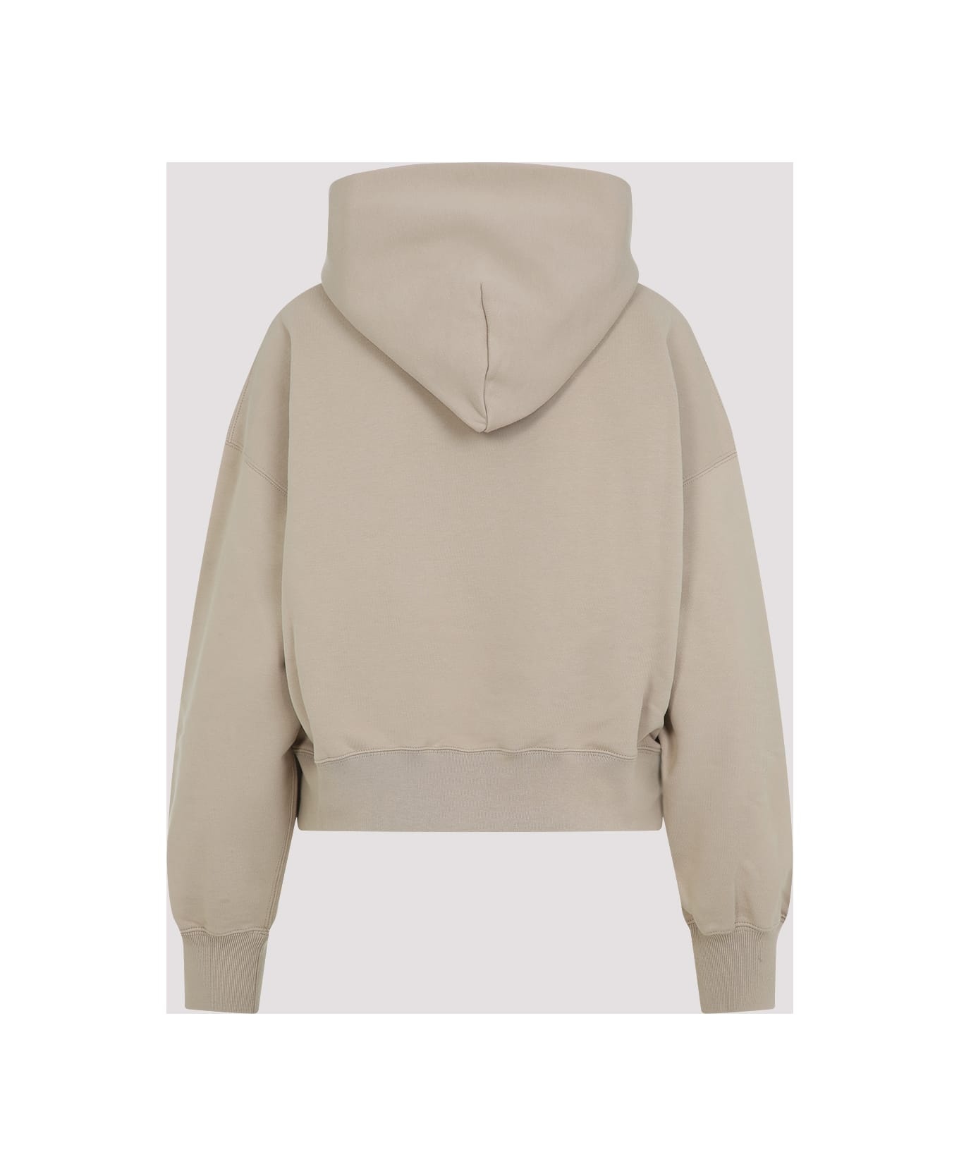 Beige Cotton Sweatshirt - 4