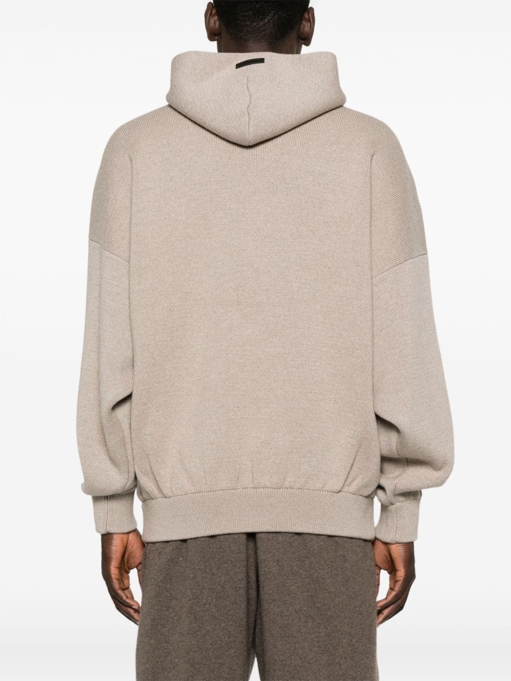 knitted hoodie - 4