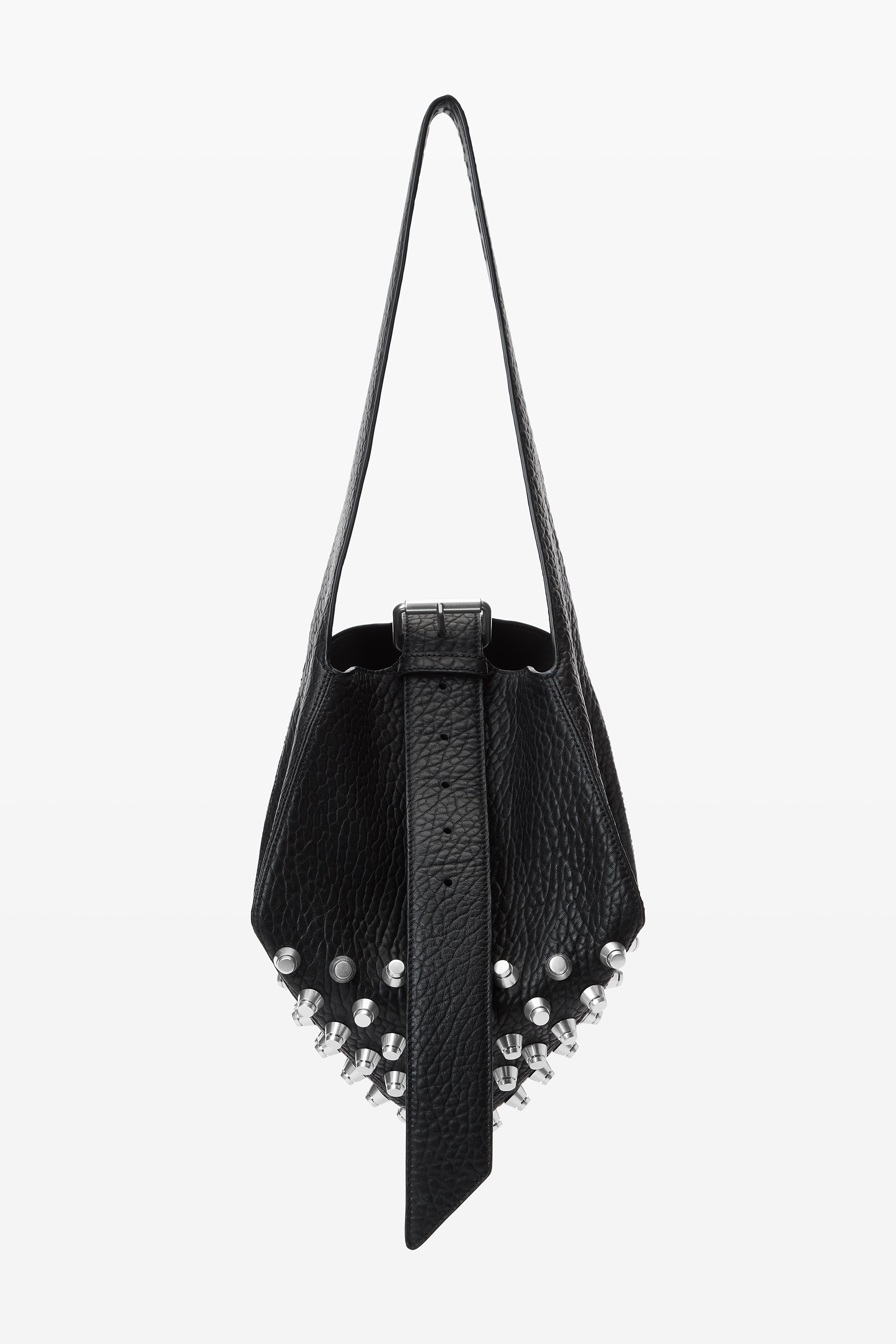 rex medium hobo bag in lambskin leather - 1