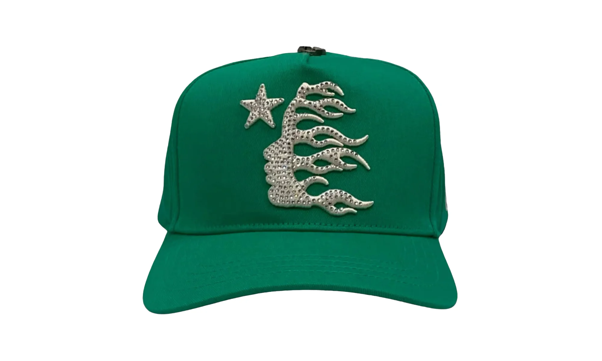 Rhinestone Snapback Hat "Green" HSR143 - 1