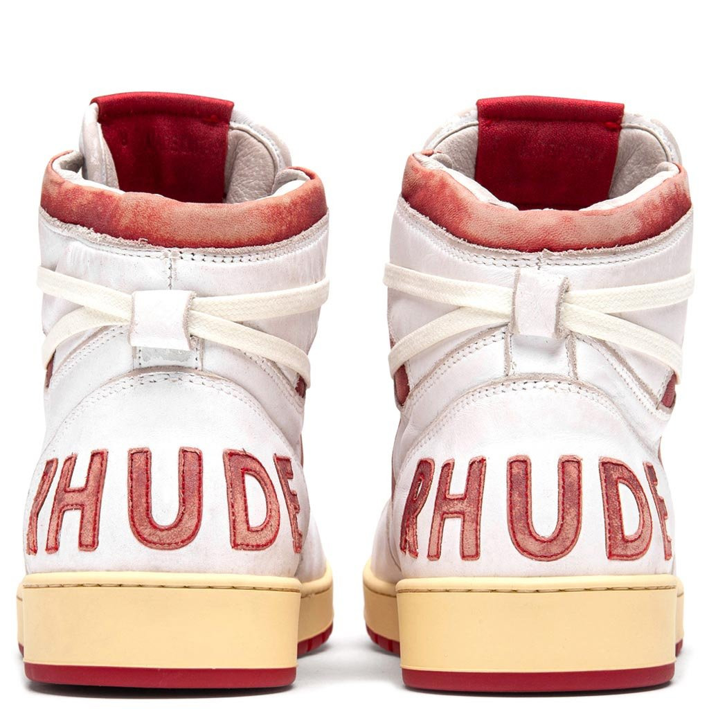 RHUDE BBALL HI - WHITE/RED - 3