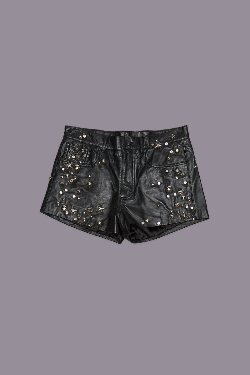 5-POCKET LEATHER SHORT 5