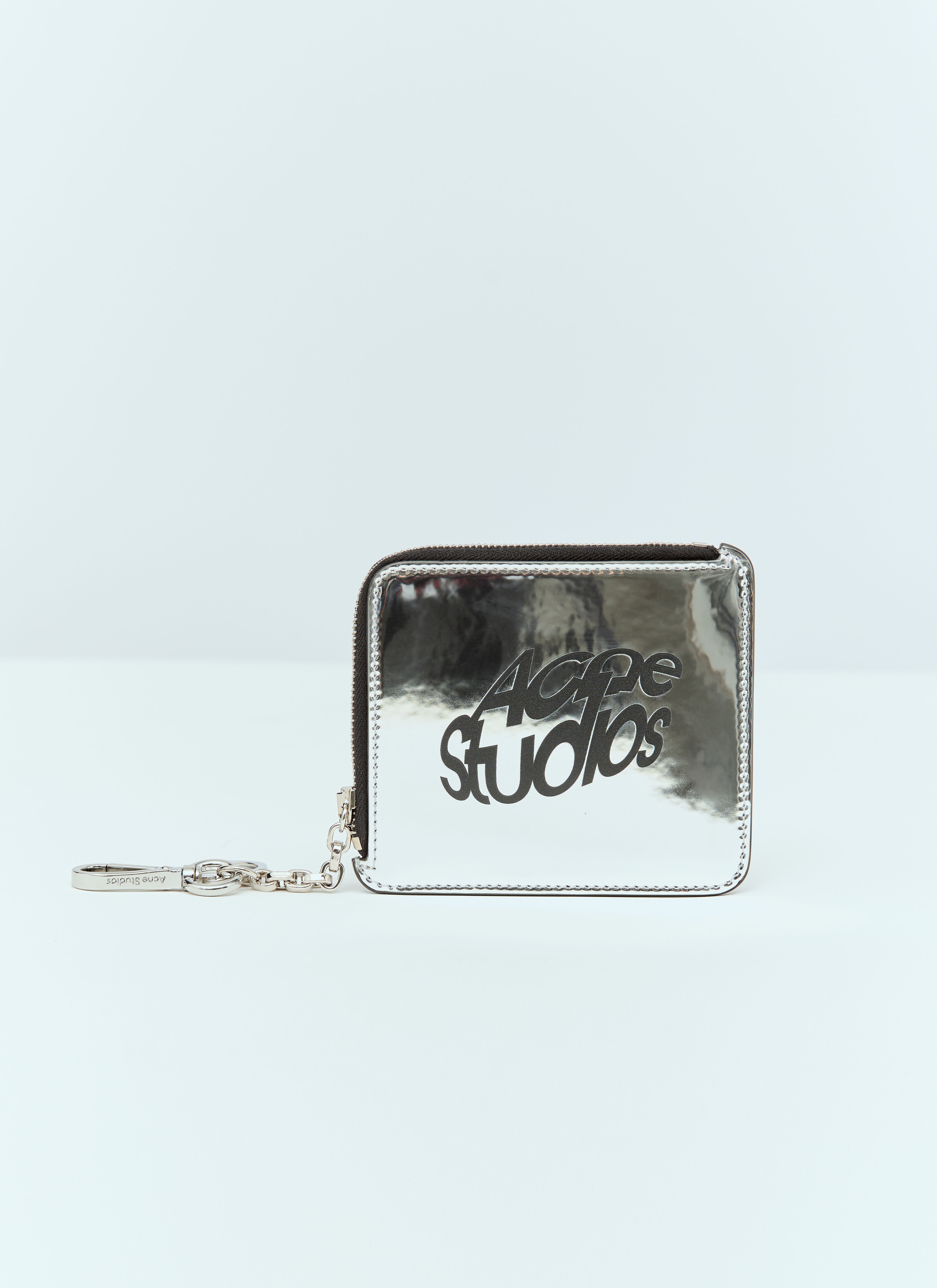 Metallic Logo Print Wallet - 1