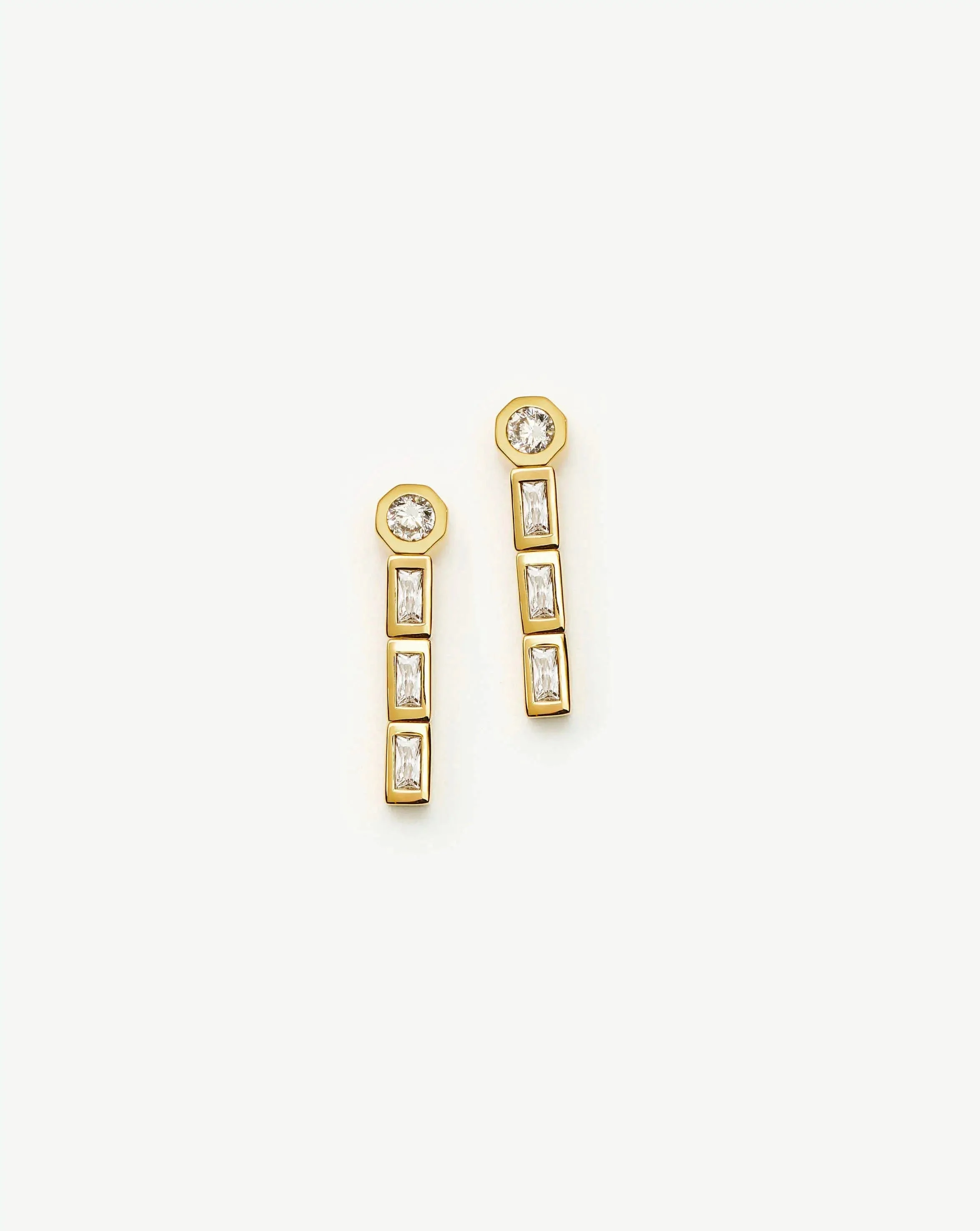 Lucy Williams Tennis Small Drop Earrings - 1