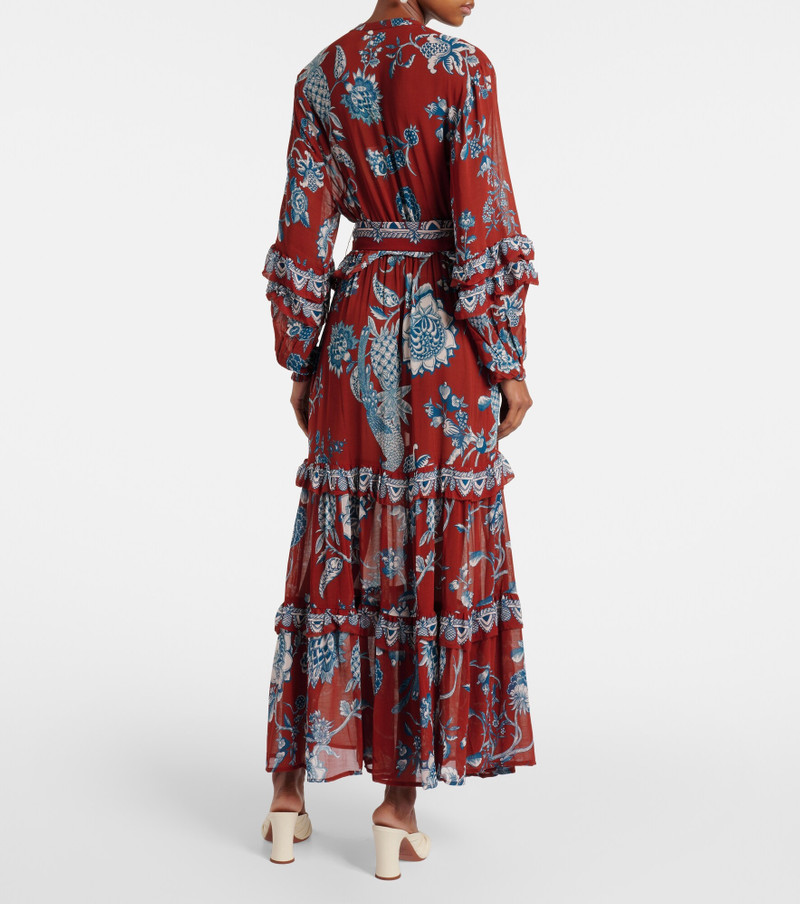 Tropical Landing ruffled maxi dress 3
