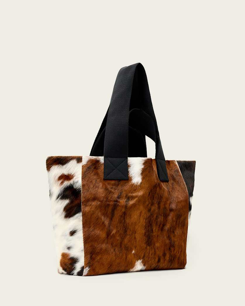 IZZY COW LEATHER TOTE BAG 4