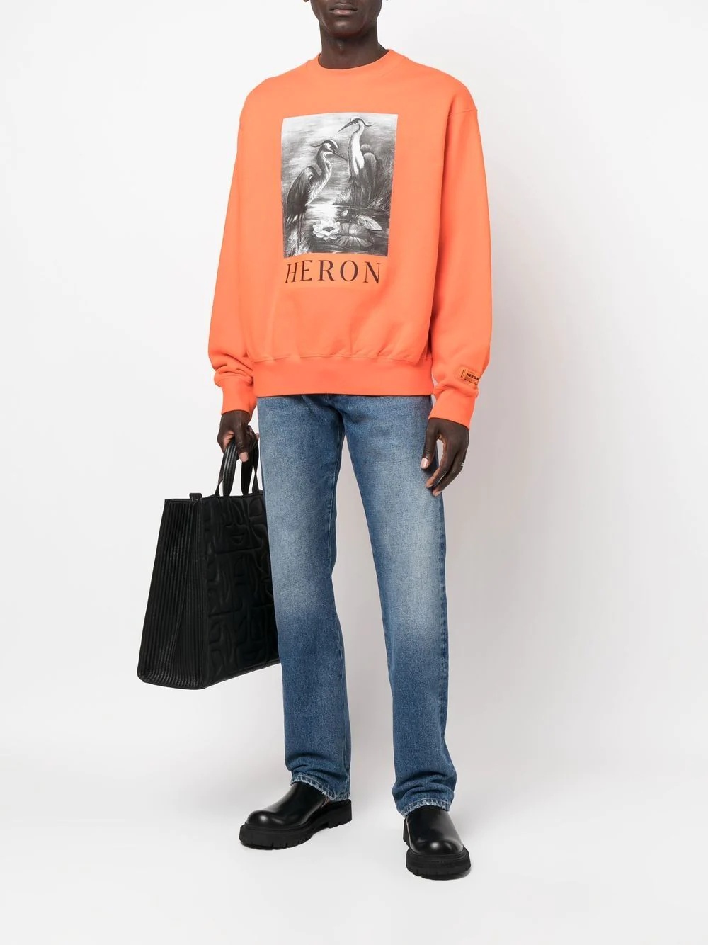 logo-print long-sleeved jumper - 2