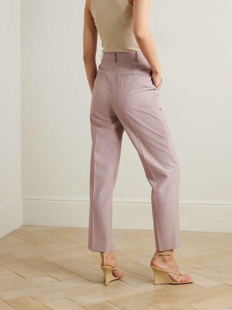 Pleated woven tapered pants 4
