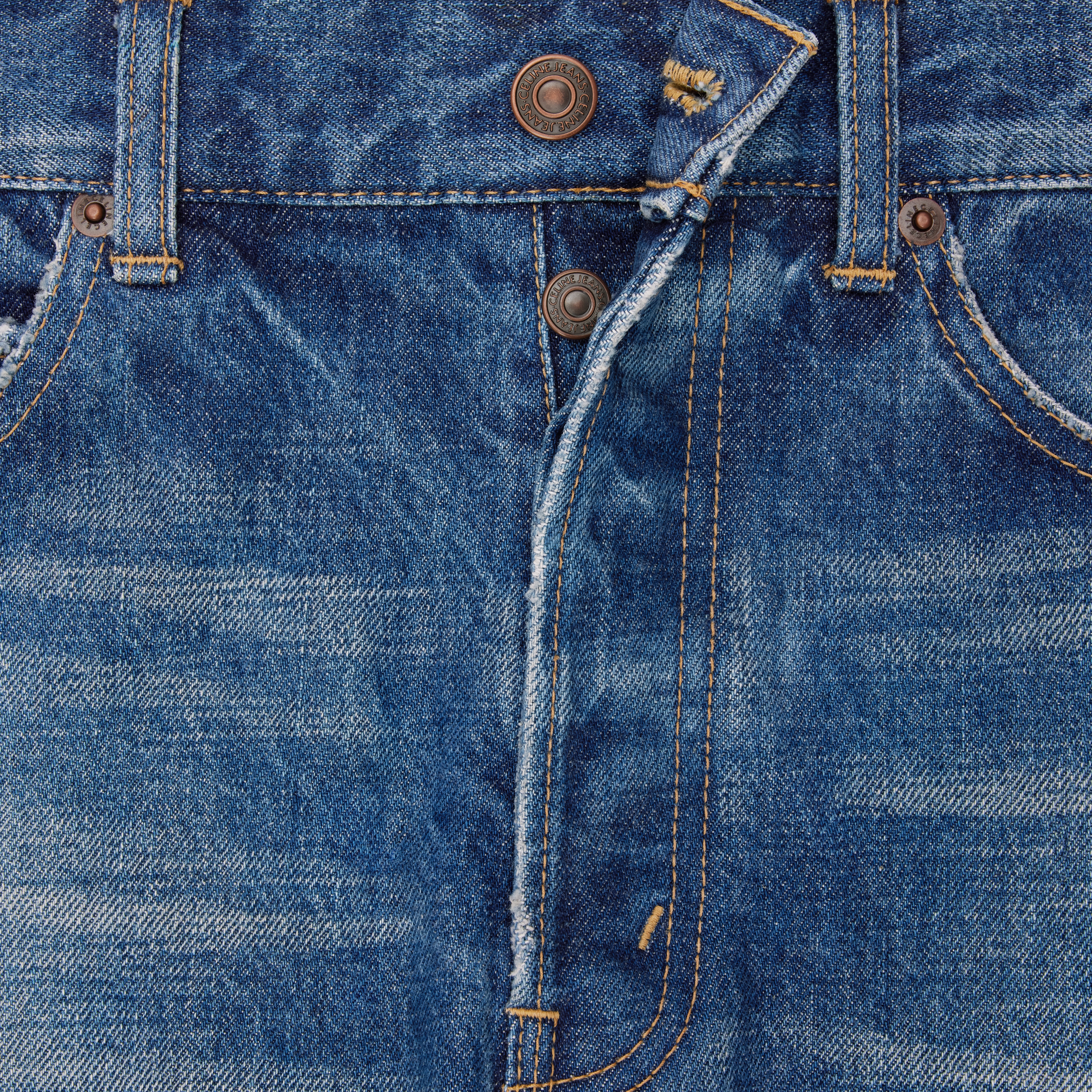 POLLY JEANS IN DARK UNION WASH DENIM - 4