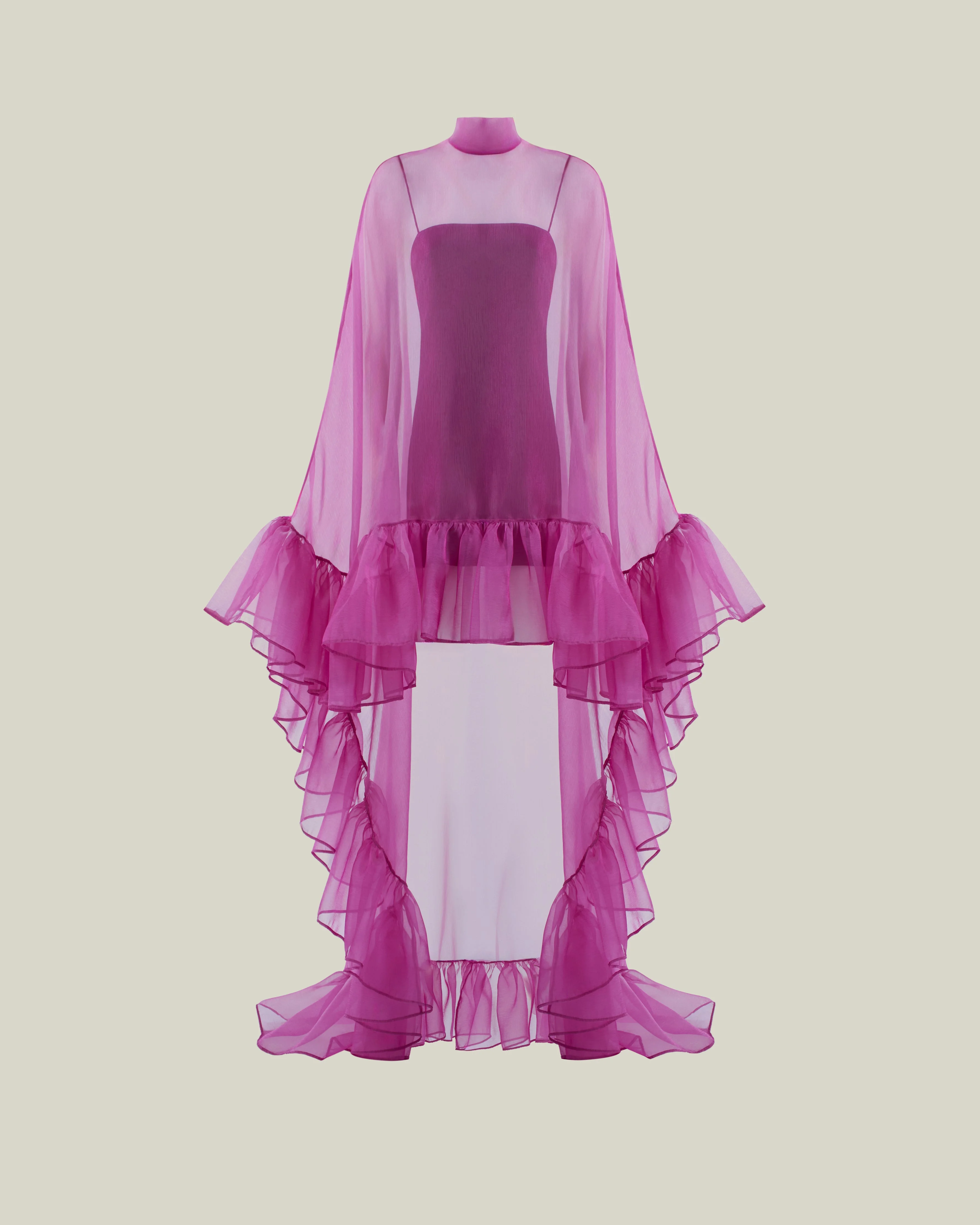Lady Bird Kaftan in Pomegranate - 1