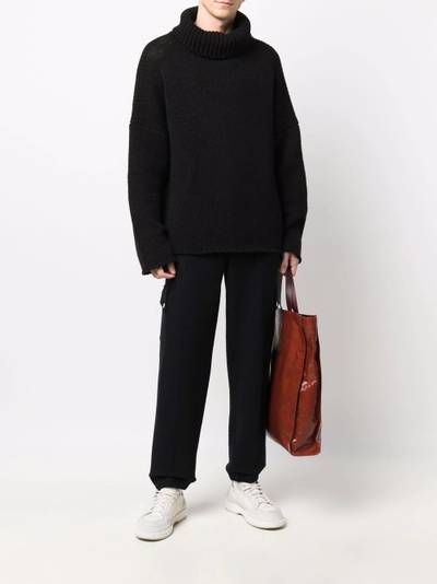 Jil Sander cargo-pocket track pants outlook