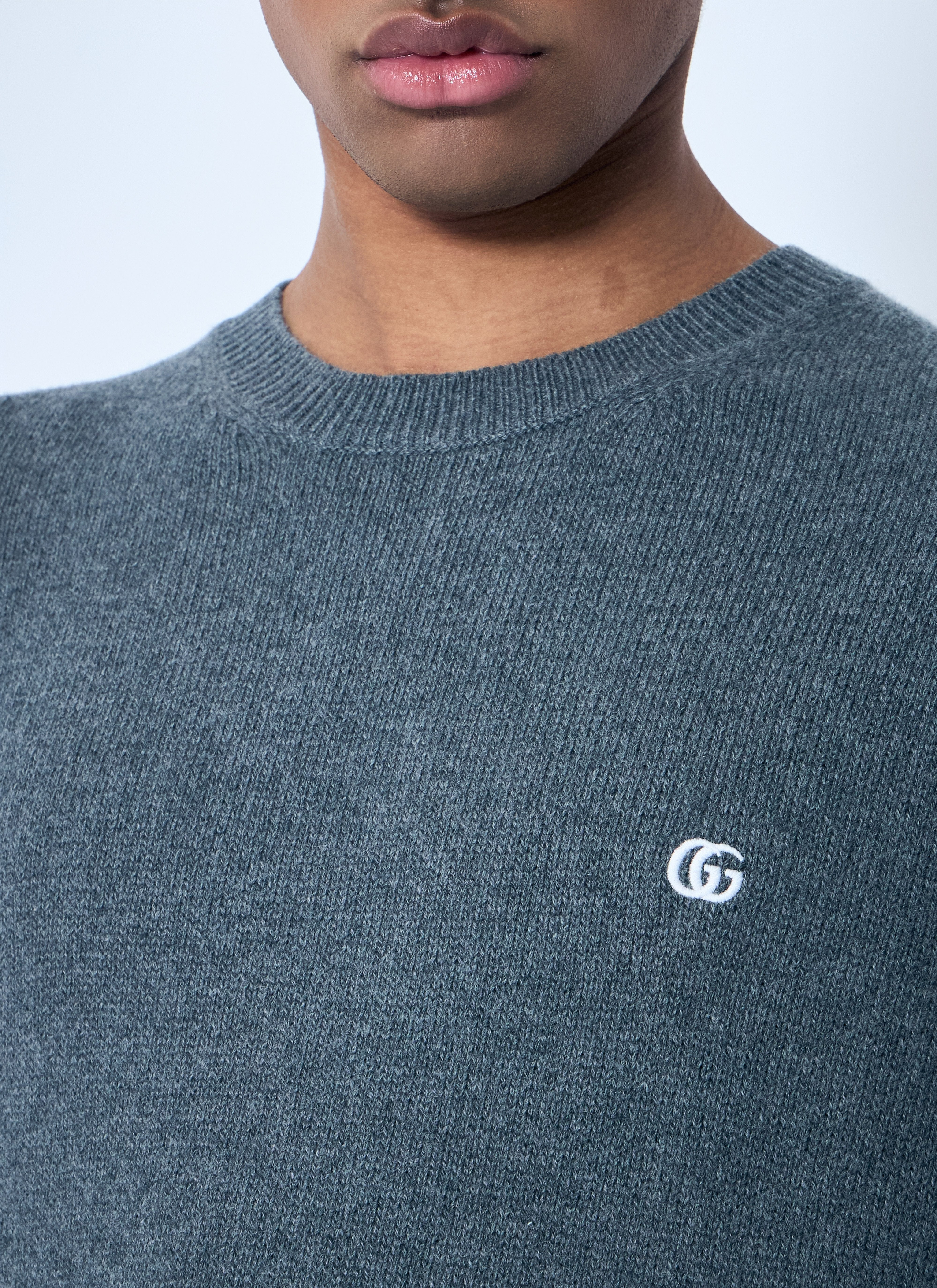 Gucci Men Logo Embroidered Sweater - 5