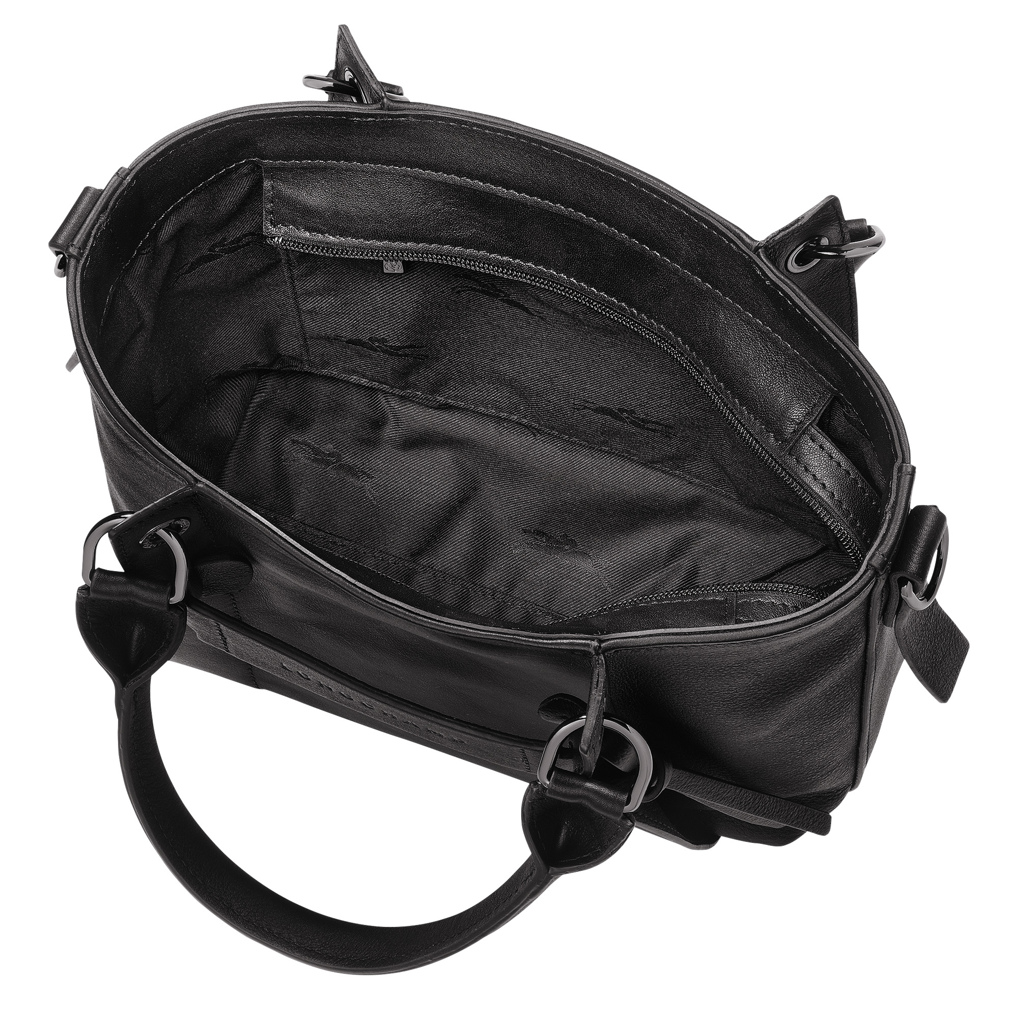 Longchamp 3D S Handbag Black - Leather - 5