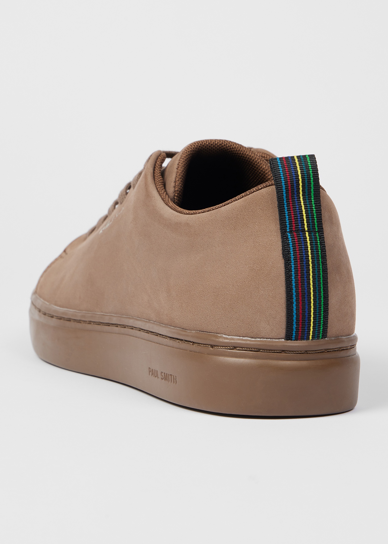 Sand Nubuck Leather 'Lee' Trainers - 4