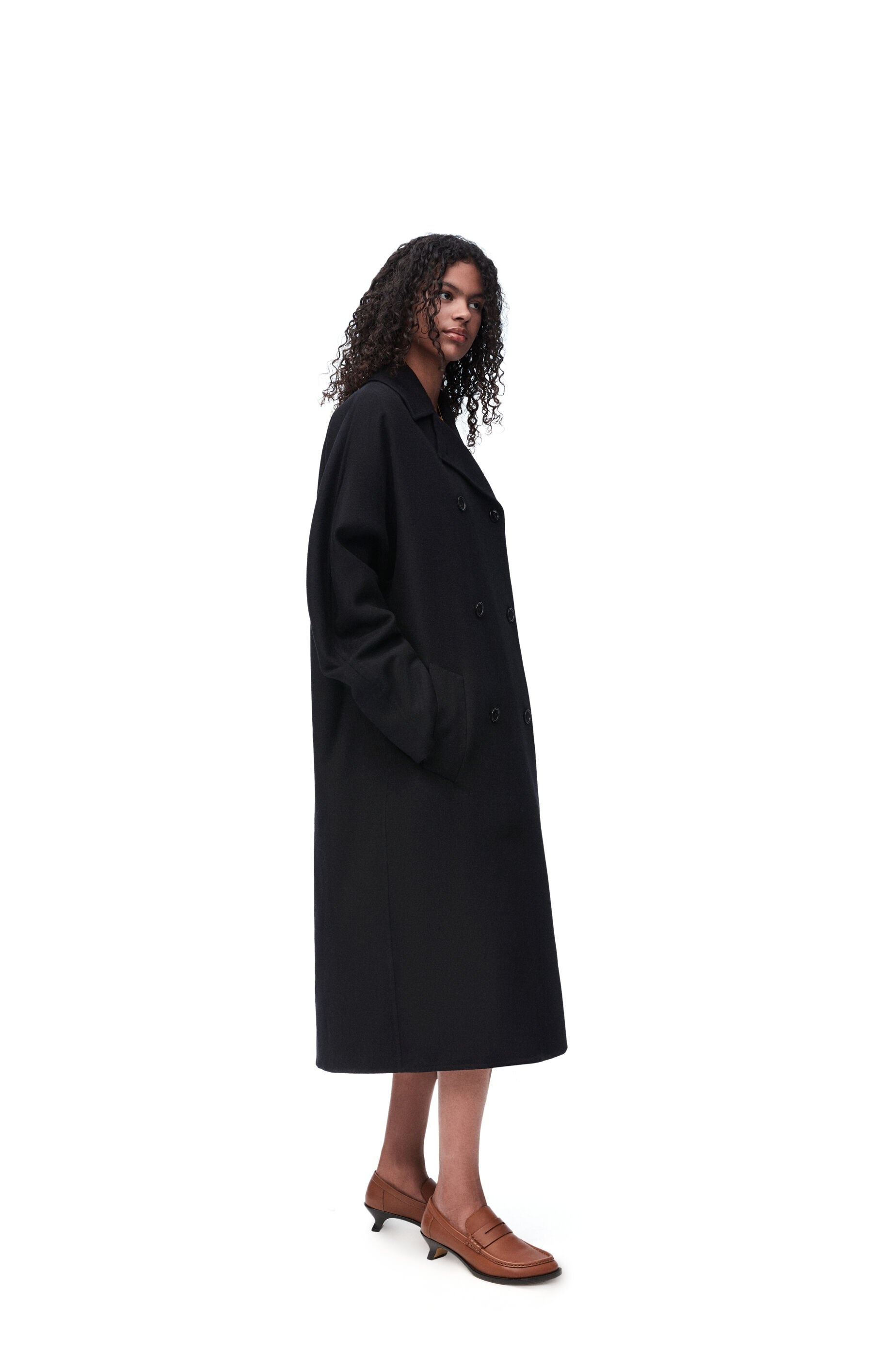 Coat in wool and cashmere - 3