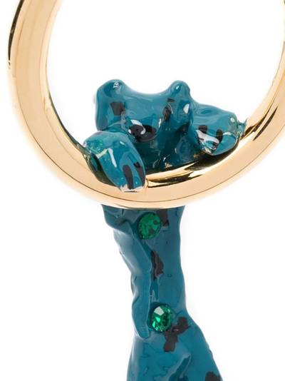 Marni crystal-detail animal-charm keyring outlook