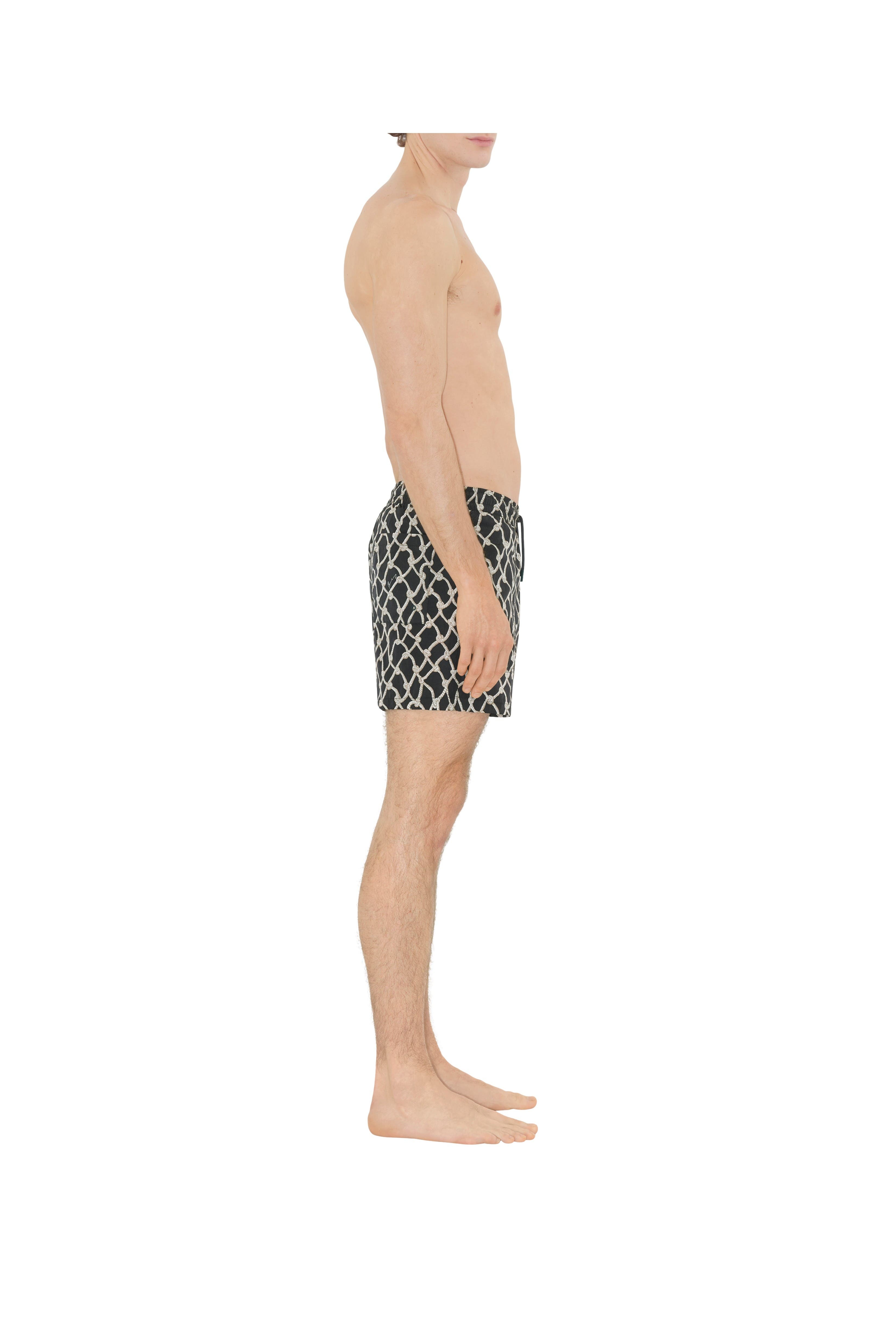 burberry Knot Nylon Swim Shorts in Magnet at Nordstrom - 3