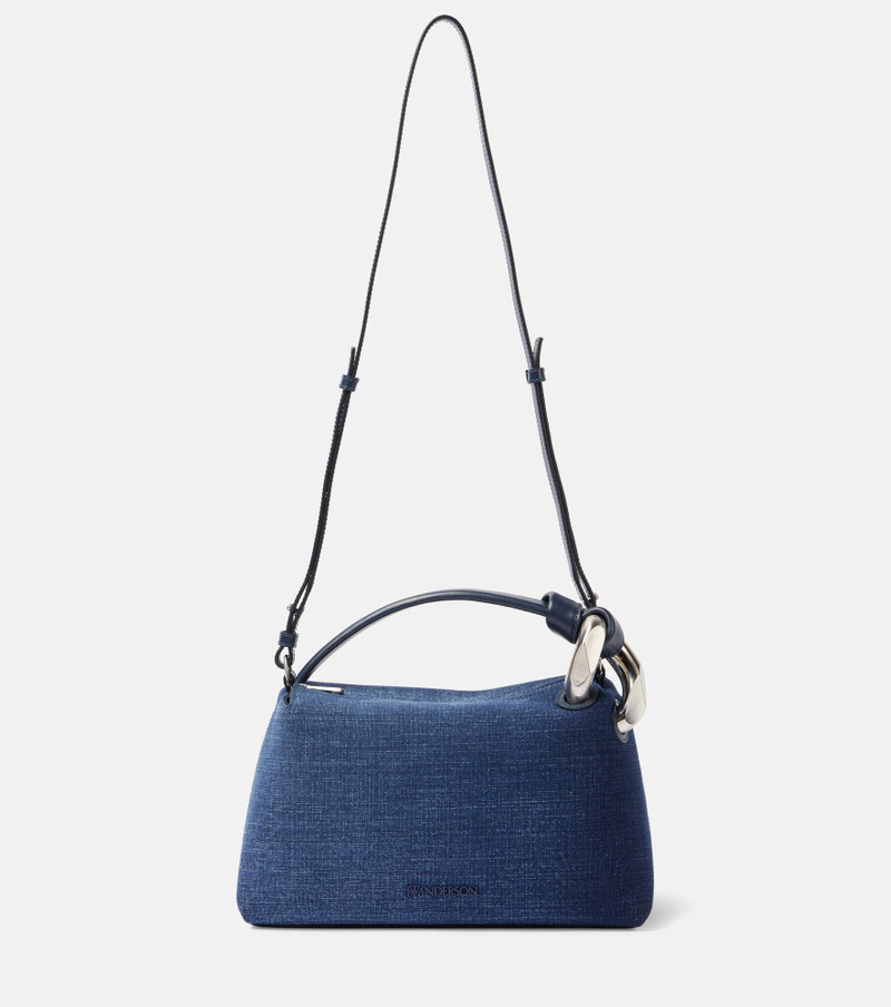JWA Corner Medium denim shoulder bag 1