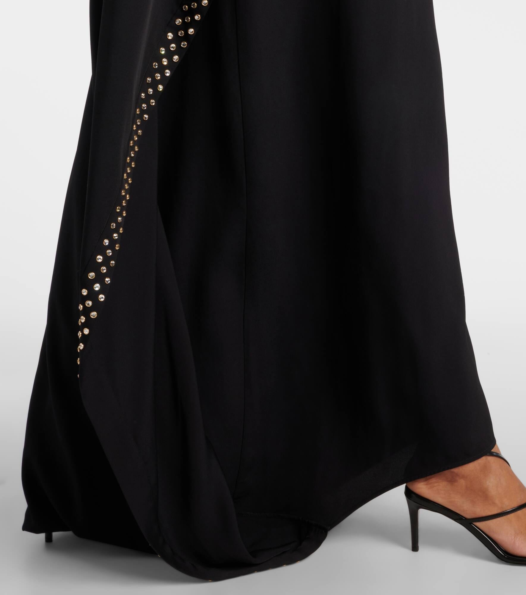 Embellished caped maxi dress - 6