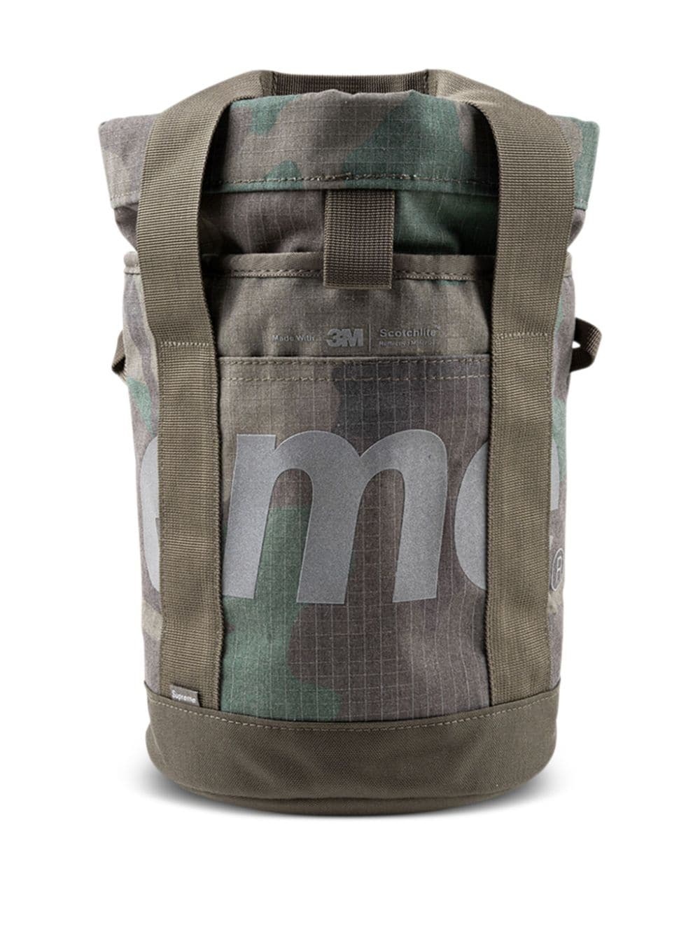 box-logo ripstop cinch bag - 2