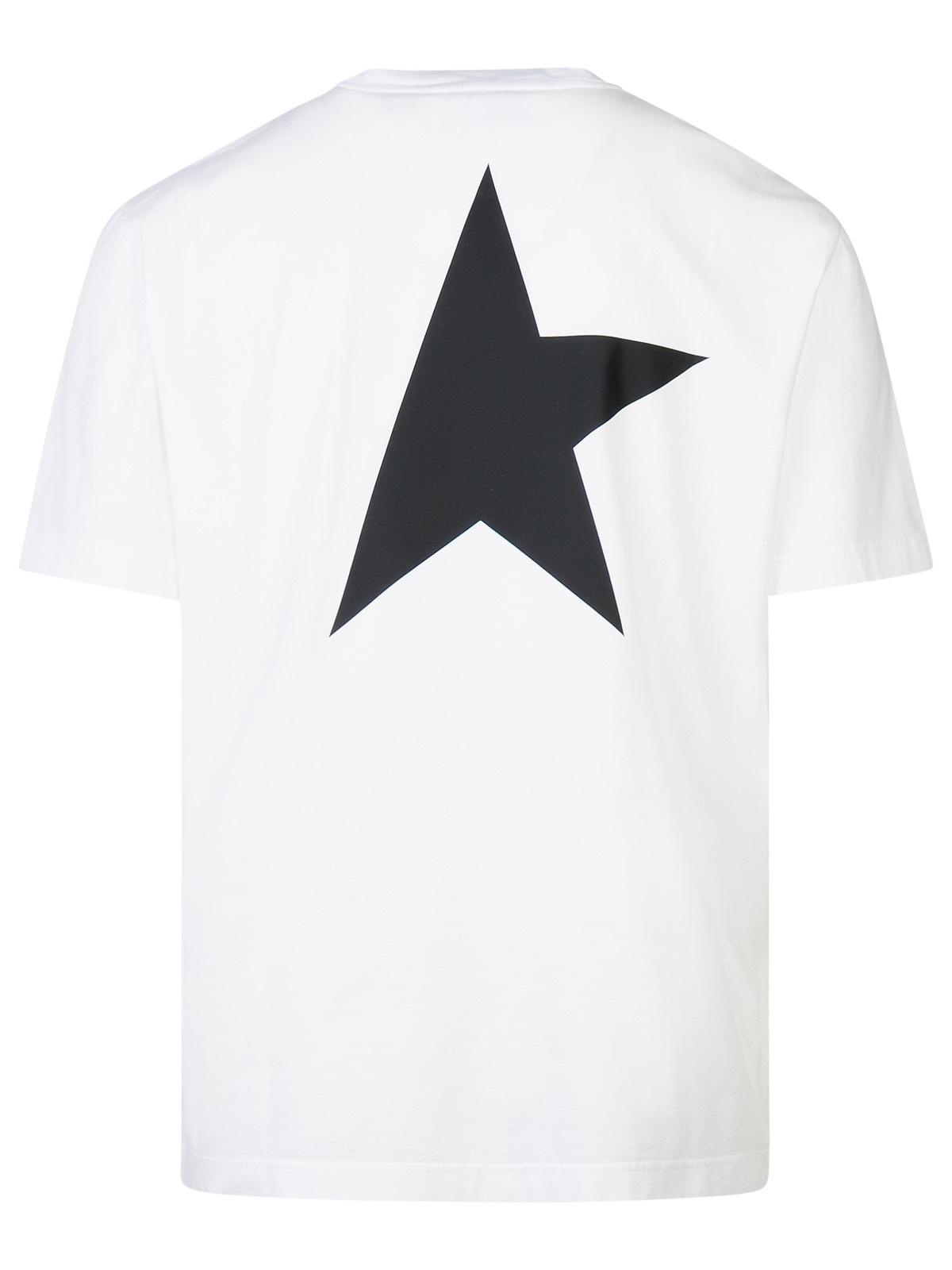 Golden Goose White Cotton T-Shirt Man - 3