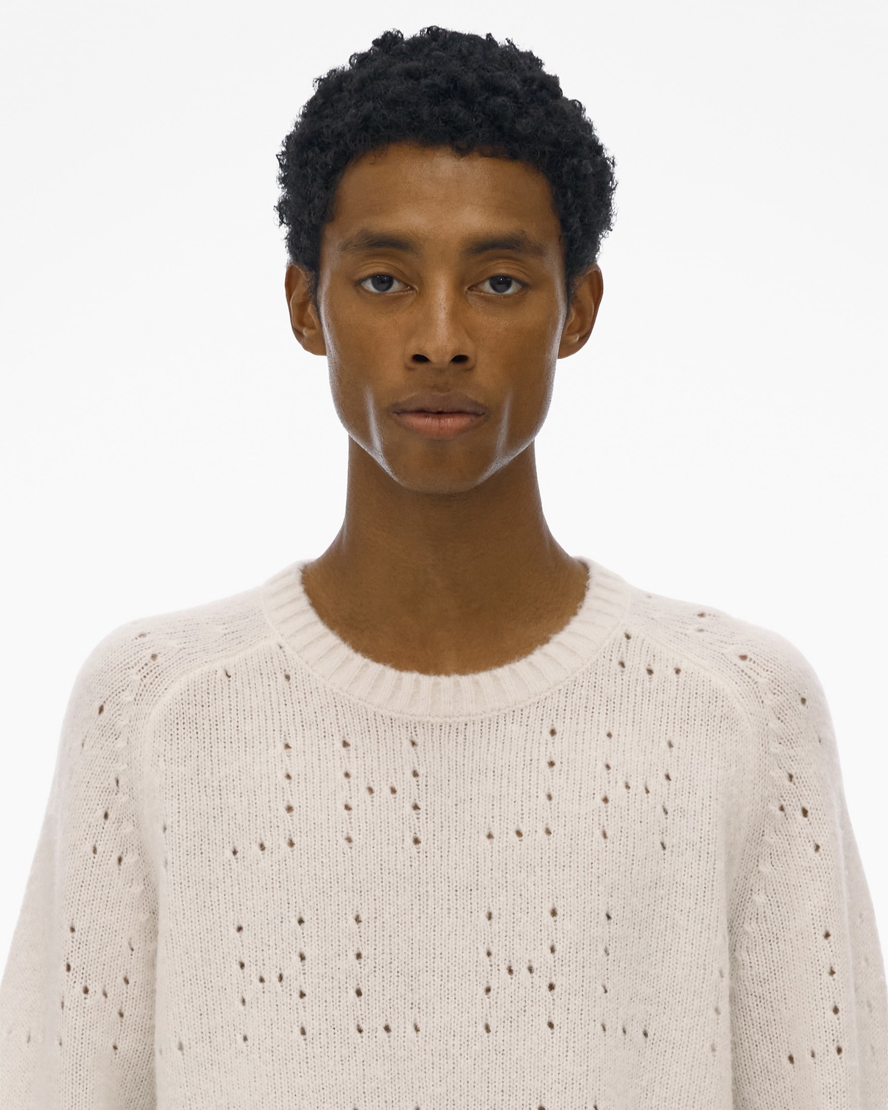 LOGO POINTELLE SWEATER - 7