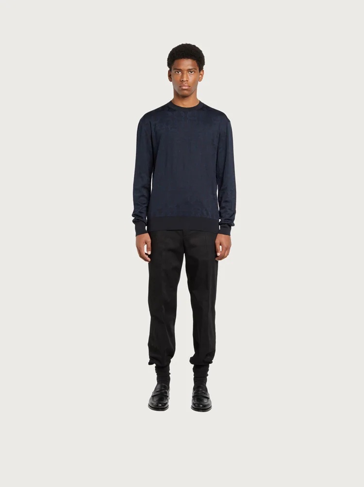 GANCINI ROUND NECK SWEATER - 4