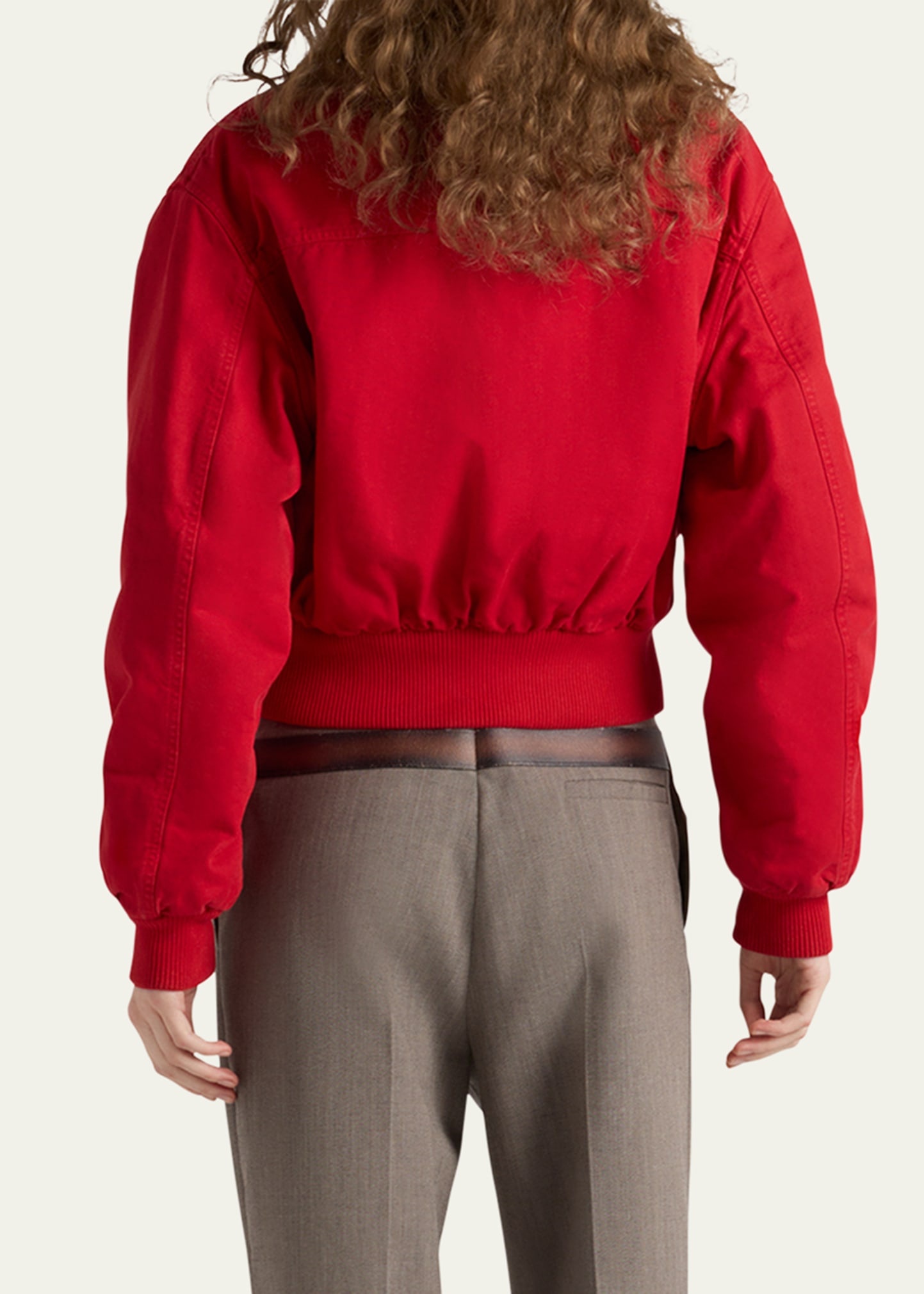 Canvas Old Bomber Jacket - 3