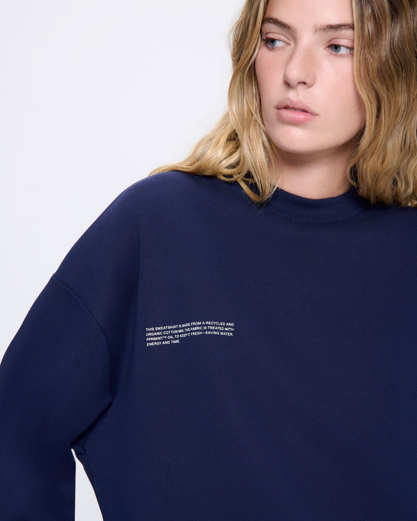 Womens 365 Heavyweight Sweatshirt - Navy Blue - 4