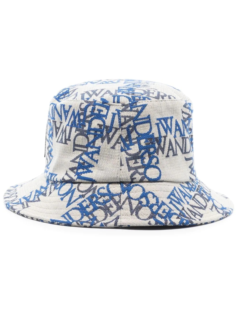 logo-jacquard bucket hat - 1