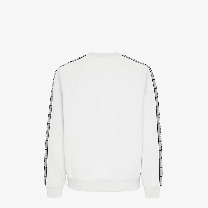 FENDI White jersey reversible sweatshirt outlook